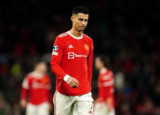Manchester United were without Cristiano Ronaldo against Leicester (Martin Rickett/PA)
