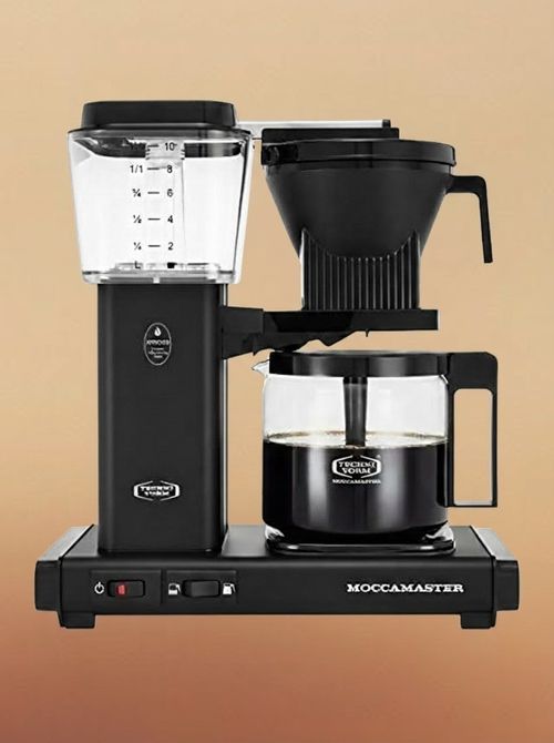 Moccamaster 53948 Kbgv Select 10-Cup Coffee Maker, Matte Black, 40 Ounce, 1.25l