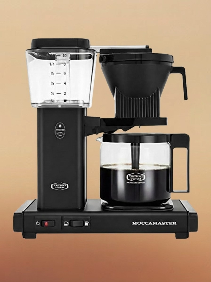 Moccamaster 53948 Kbgv Select 10-Cup Coffee Maker, Matte Black, 40 Ounce, 1.25l