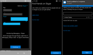 Messaging Skype Beta for Windows 10 Mobile
