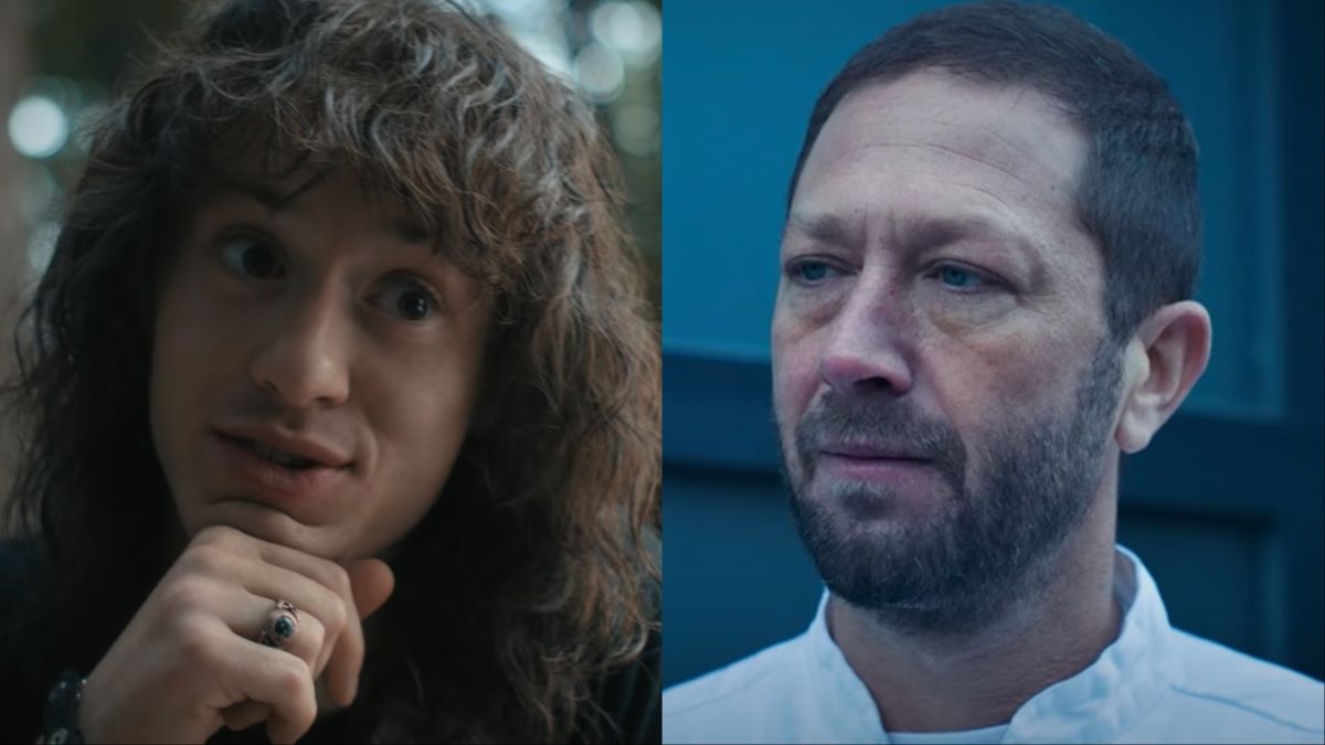 Joseph Quinn in Stranger Things and Ebon Moss-Bachrach in The Bear