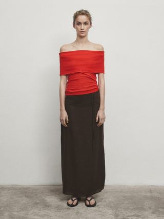 COS + Low-Cut Back Dress