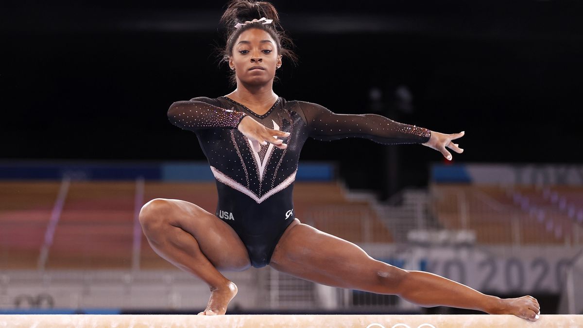 Gymnastics women&#039;s beam final live stream: Simone Biles of Team USA