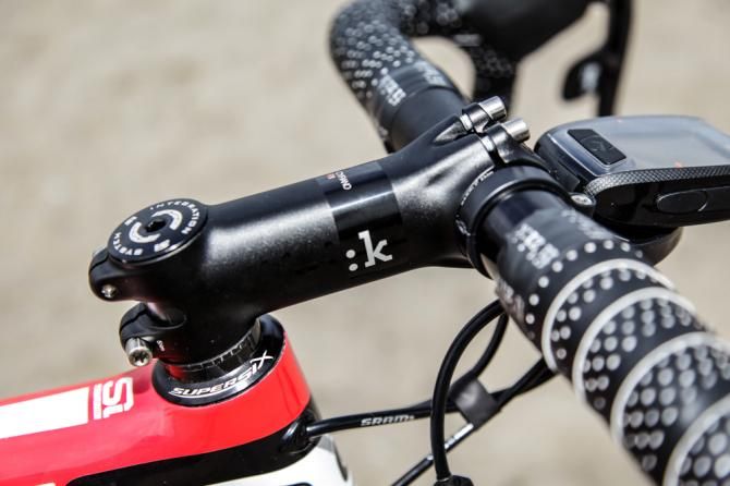 Fi'ziks new cockpit with front mounted PowerTap Joule GPS