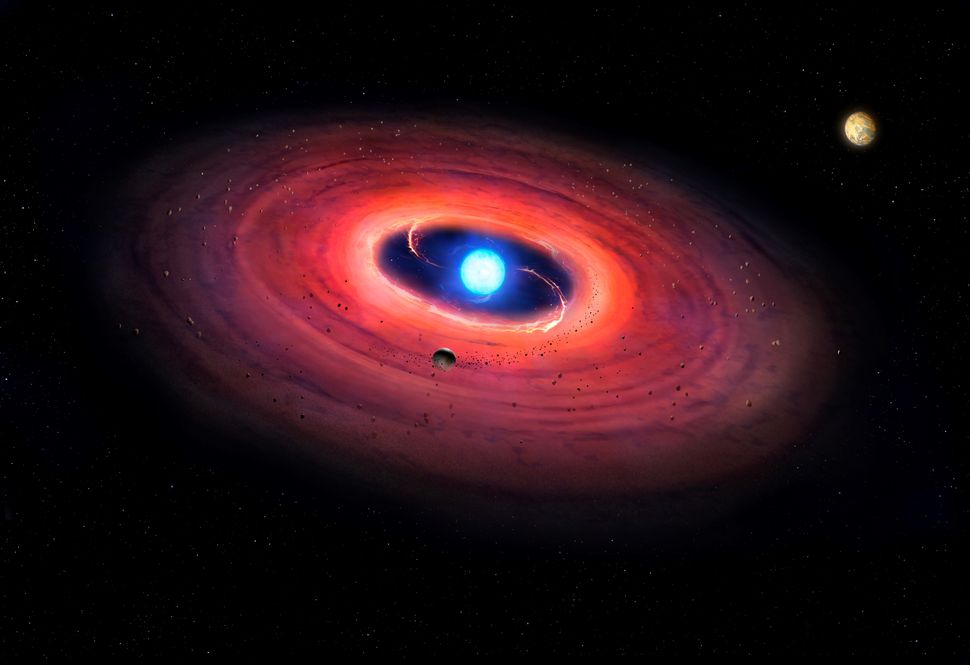 Doomed Alien Planets 'Polluted' White Dwarf Stars with Earth-Like Rocks