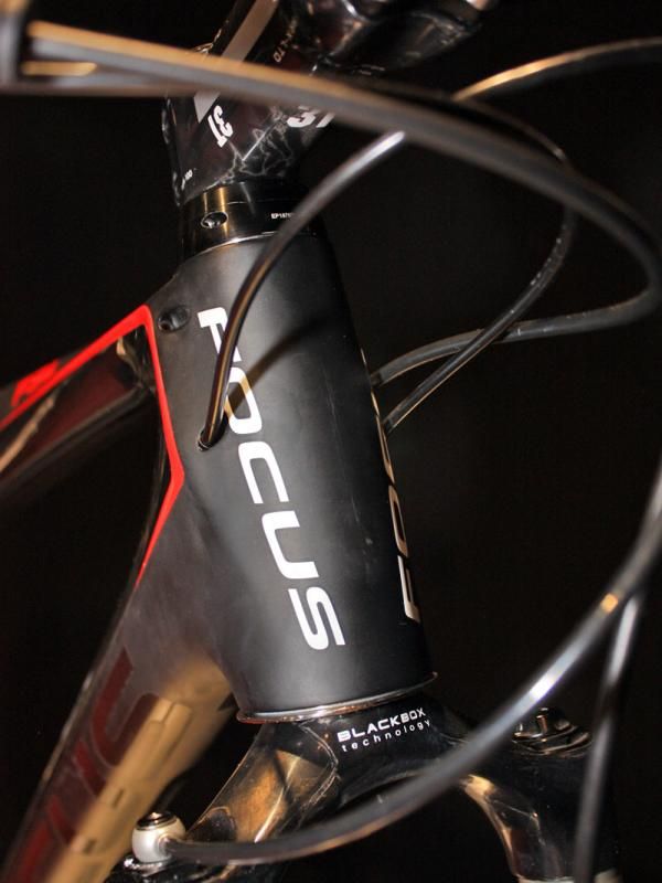 Focus builds its new FSL frame with a tapered head tube.