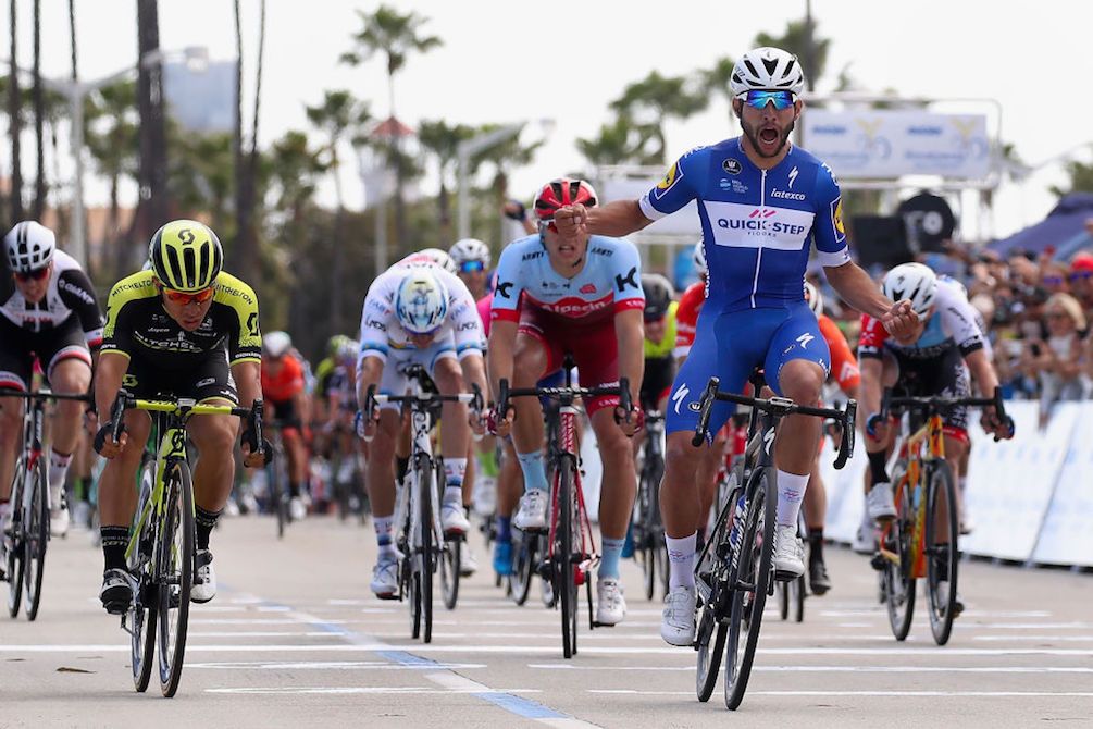 Stage 1 of the 2018 Tour of California was won by Quick-Step's Fernando Gaviria