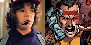 Stranger Things' Gaten Matarazzo and Forge from X-Men