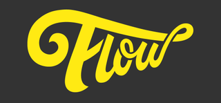 Flow’s arresting logo makes great use of the hand-lettering trend