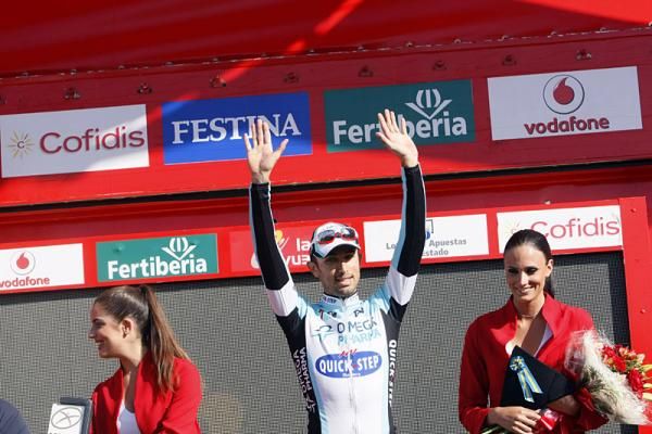 Stage 16 winner Dario Cataldo (Omega Pharma-QuickStep)