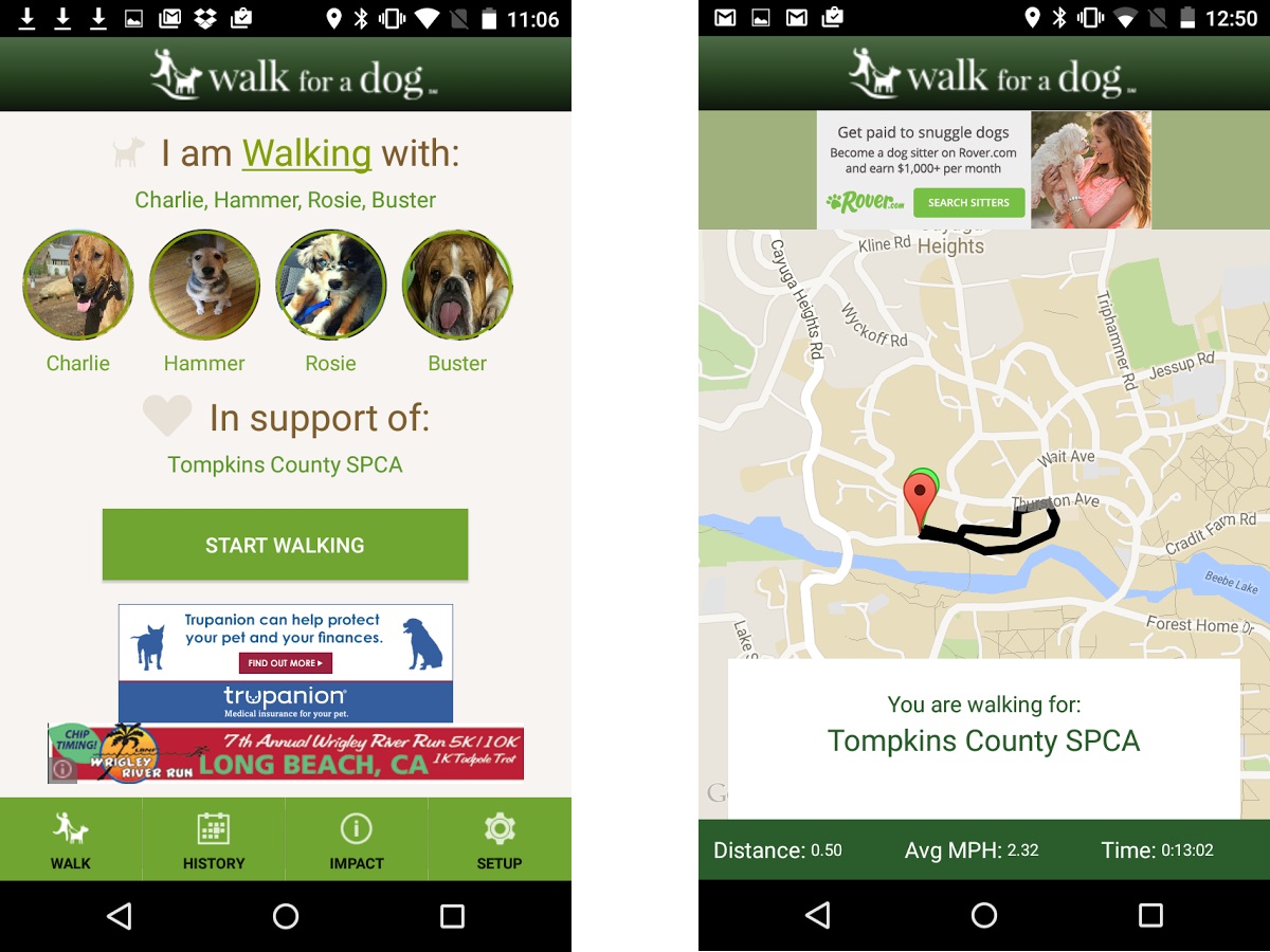 Walk For A Dog (Android, iOS: Free)