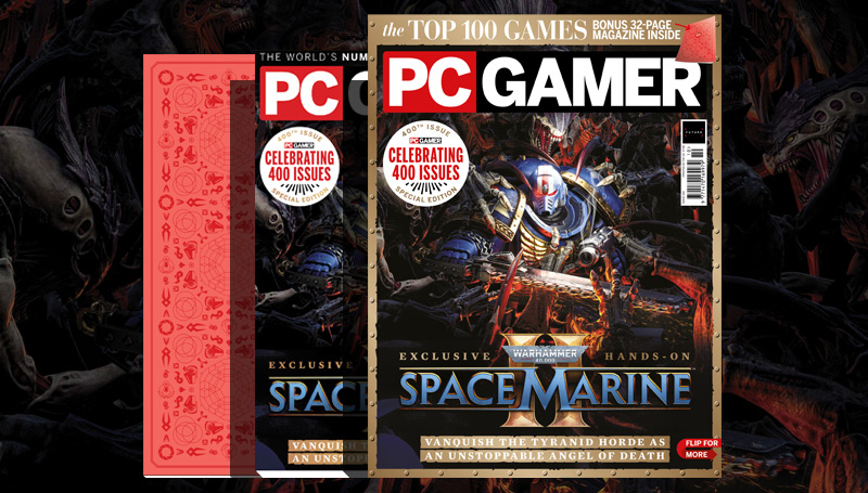 PC Gamer magazine’s landmark 400th issue is on sale now: Warhammer 40,000: Space Marine 2