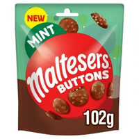 Smooth milk mint chocolate with infused with crunchy honeycombed chunks.£1.25