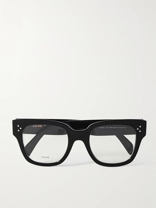 CELINE EYEWEAR, Oversized Cat-Eye Acetate Optical Glasses