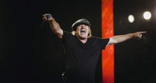 Brian Johnson onstage