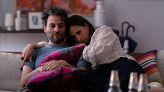 Arian Moayed and Michaela Watkins in You Hurt My Feelings
