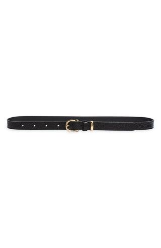 Croc Embossed Belt