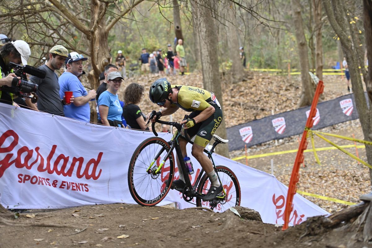 Early leader Scott McGill negotiates a climb to a fourth-place finish