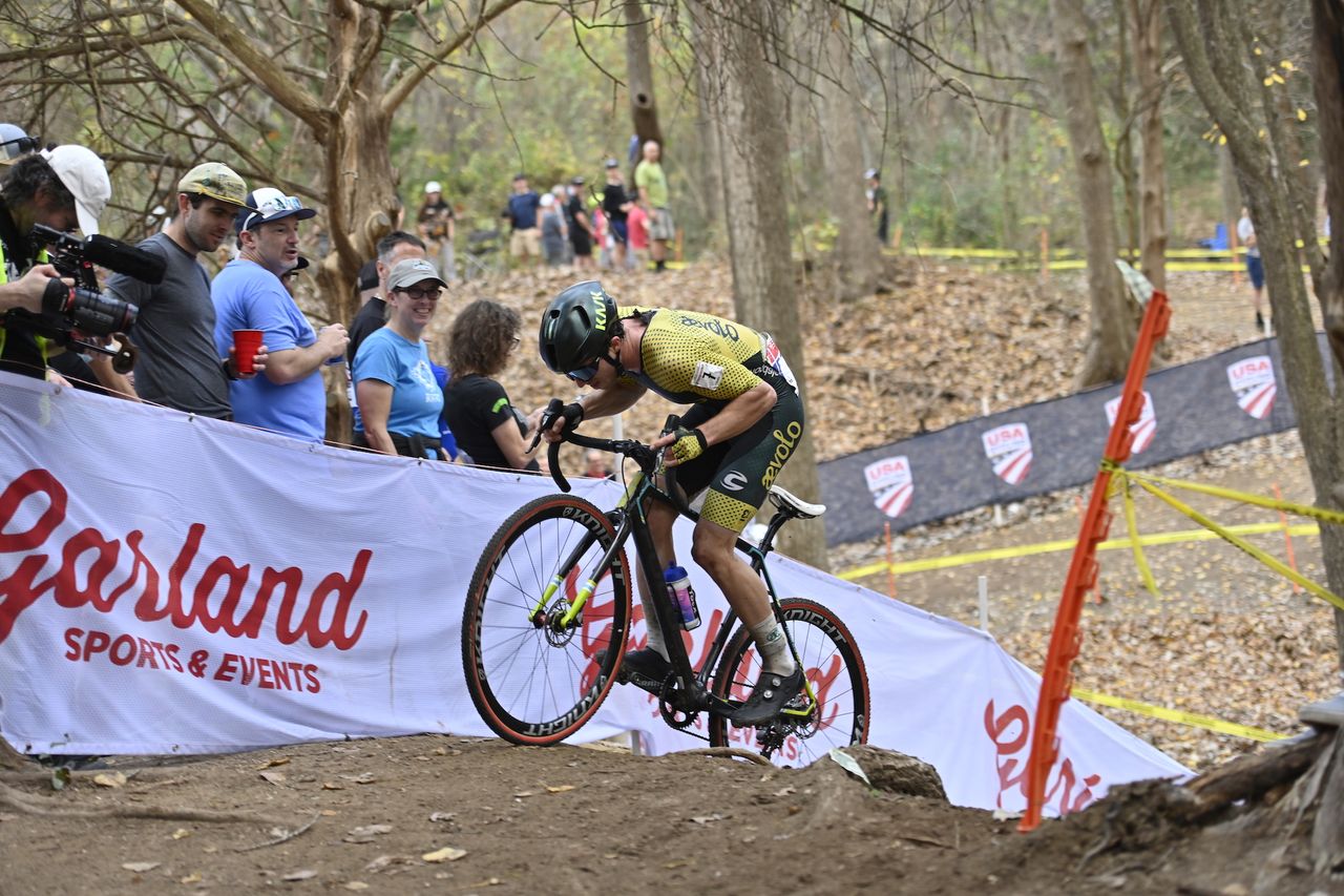 Early leader Scott McGill negotiates a climb to a fourth-place finish