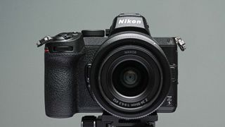 Nikon Z5 camera on tripod