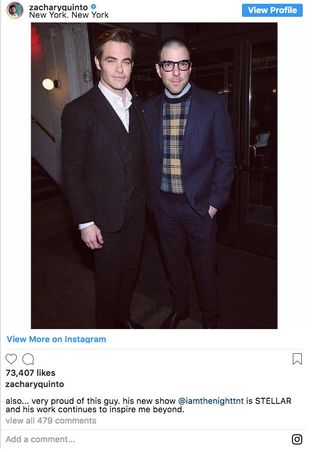 Zachary Quinto Instagram