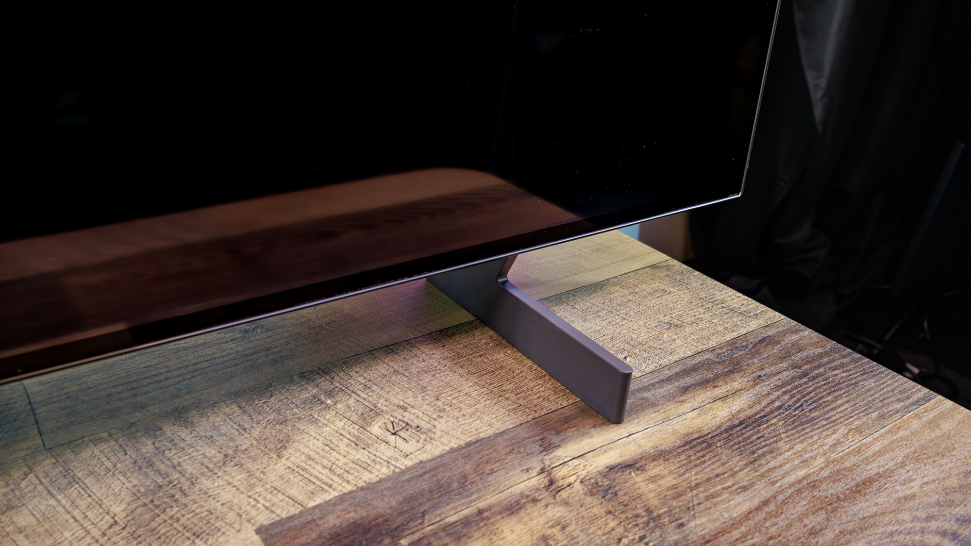 LG B6 OLED TV on a table