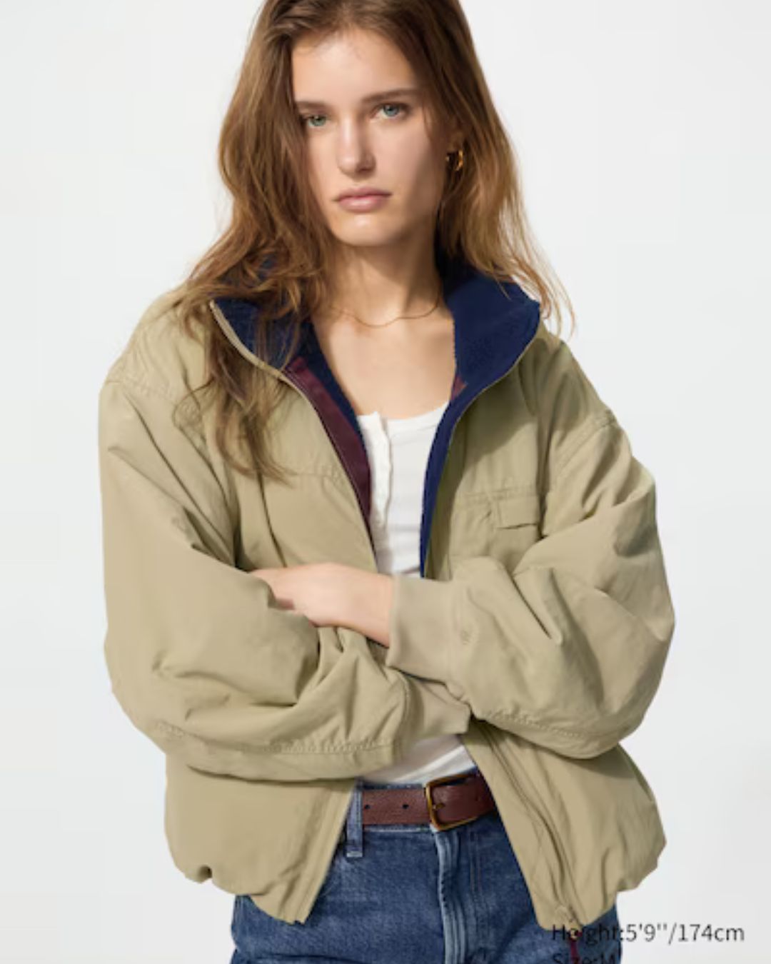 Uniqlo Fleece Lined Stand Blouson