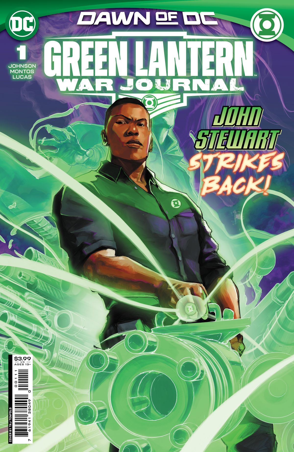 Covers for Green Lantern: War Journal #1.