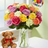 12. 1-800 Flowers Congratulations Assorted Roses
