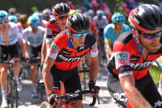 Richie Porte in the bunch during stage 4 at Tour de Romandie