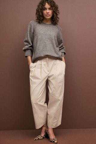 Stone Barrell Leg 100% Cotton Trousers