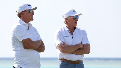 Phil Mickelson and Greg Norman