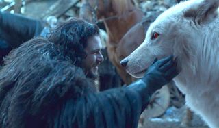 Jon Snow and Ghost Game of Thrones