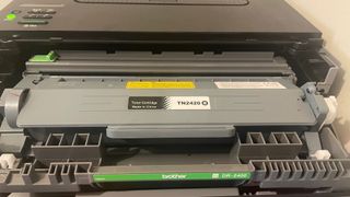 E-Zink cartridge inside Brother printer