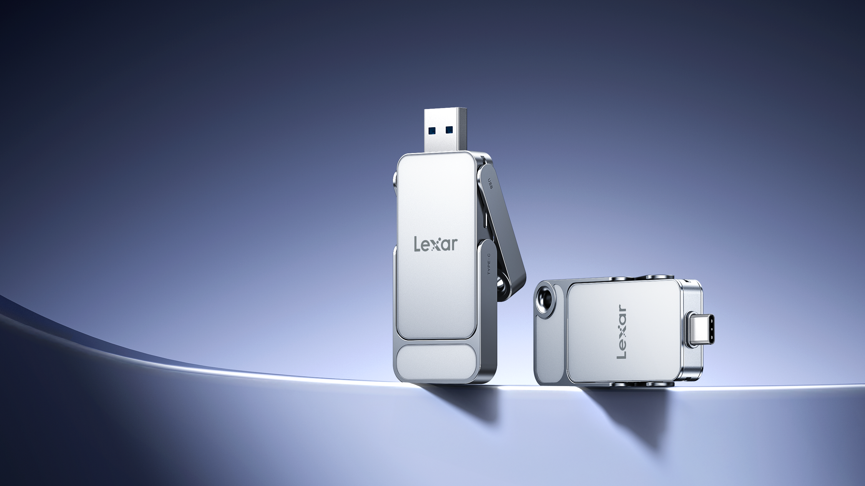 Lexar Dual Drive Portable SSD D70E