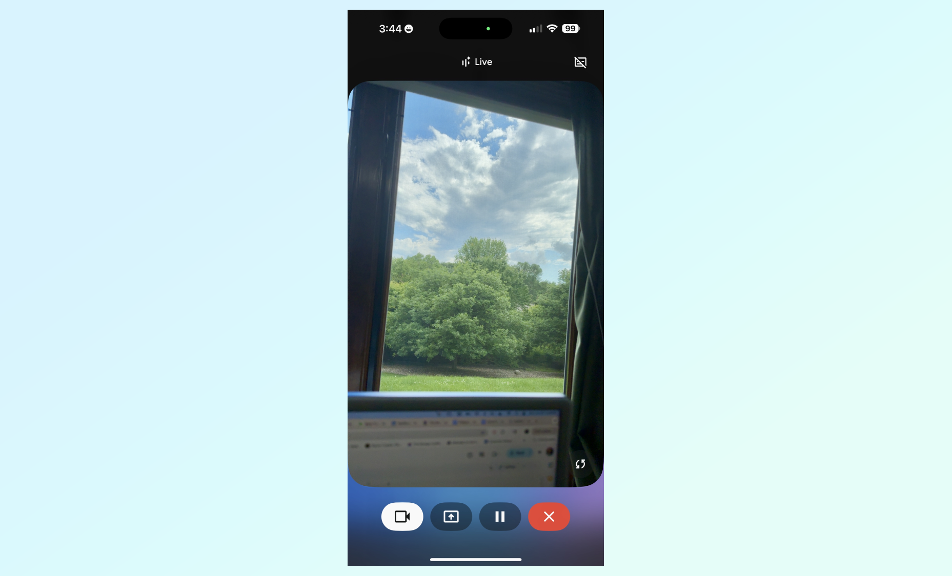 Gemini Live screenshot