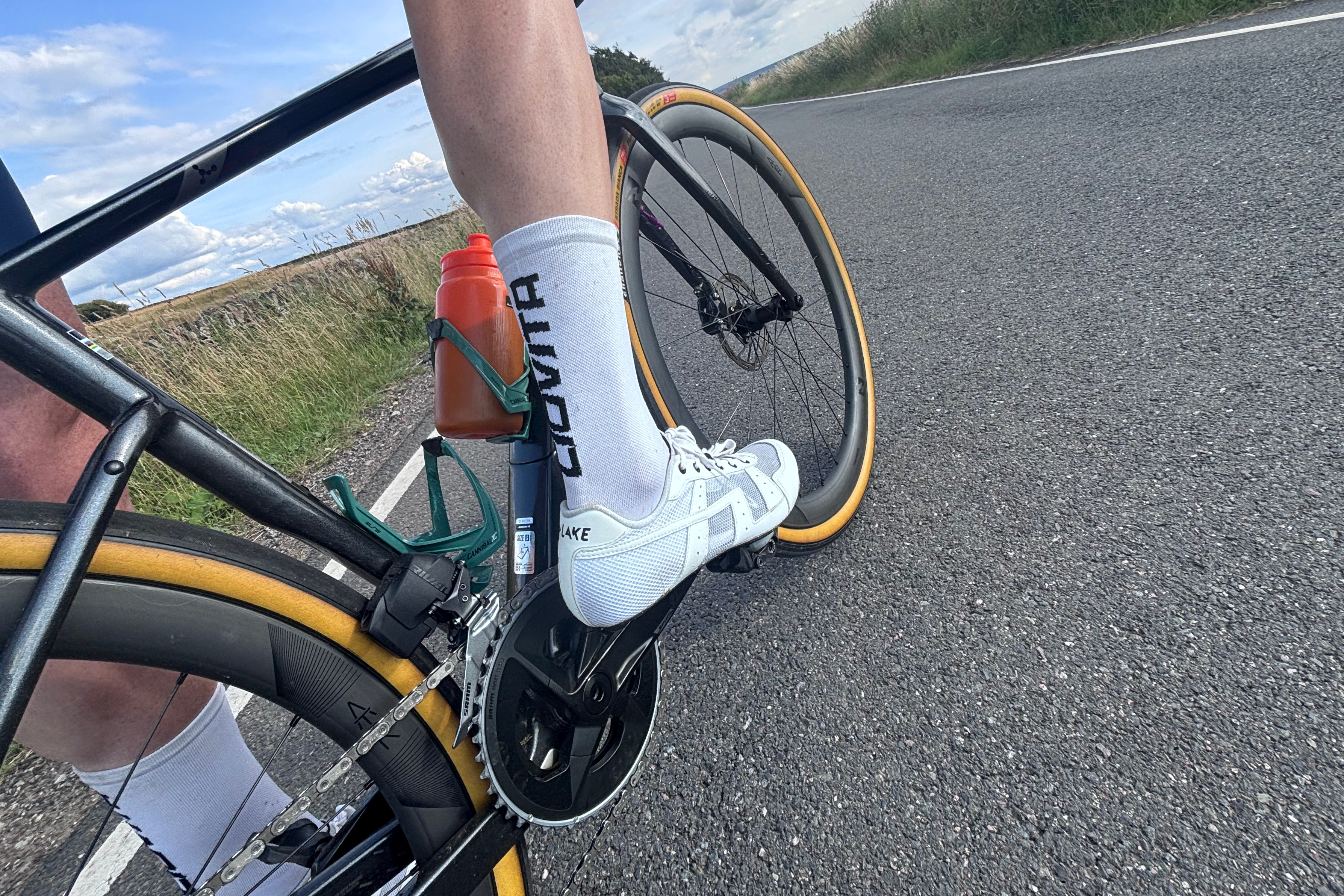 Lake CX20R road shoes worn by the reviewer
