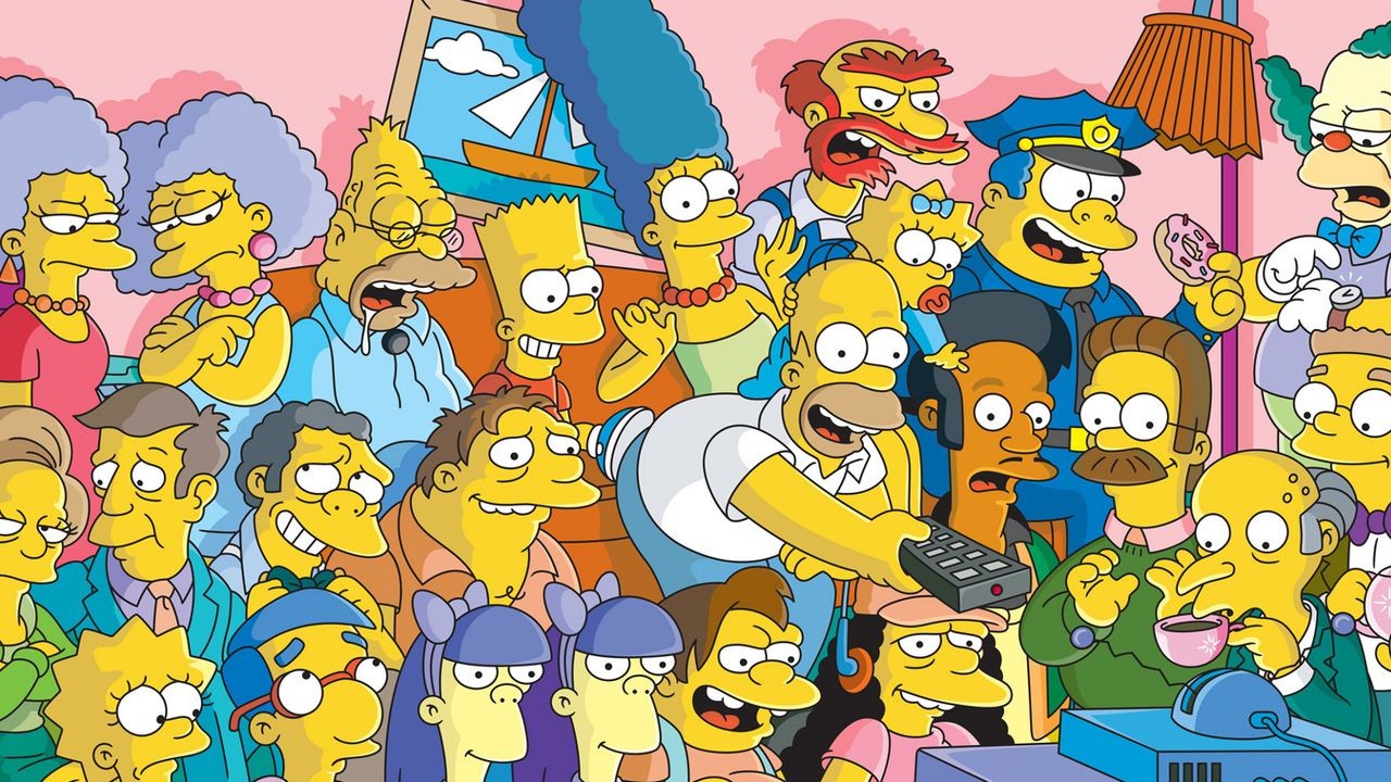 simpson characters with pictures