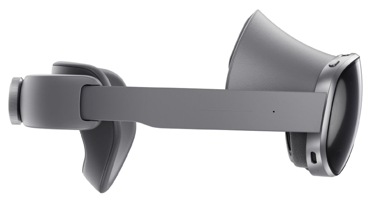 The Samsung Galaxy XR headset, shot from various angles