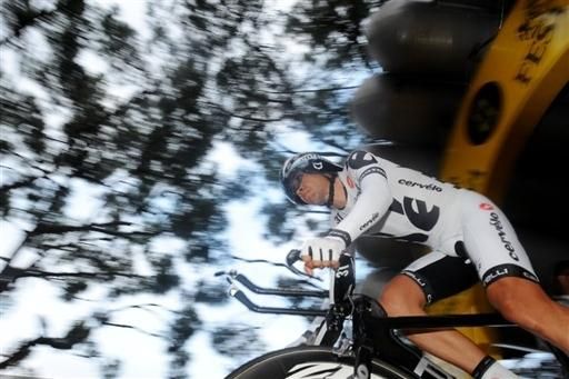 Defedning ttt champion Carlos Sastre (Cerv&eacute;lo TestTeam)