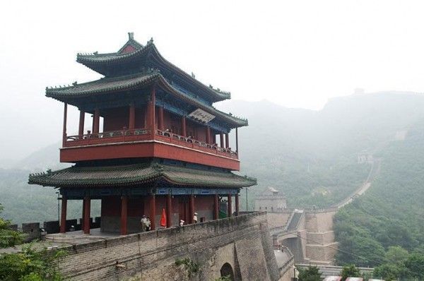 A Temple and the Great Wall