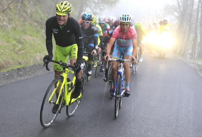 Di Luca leads Nibali and Uran
