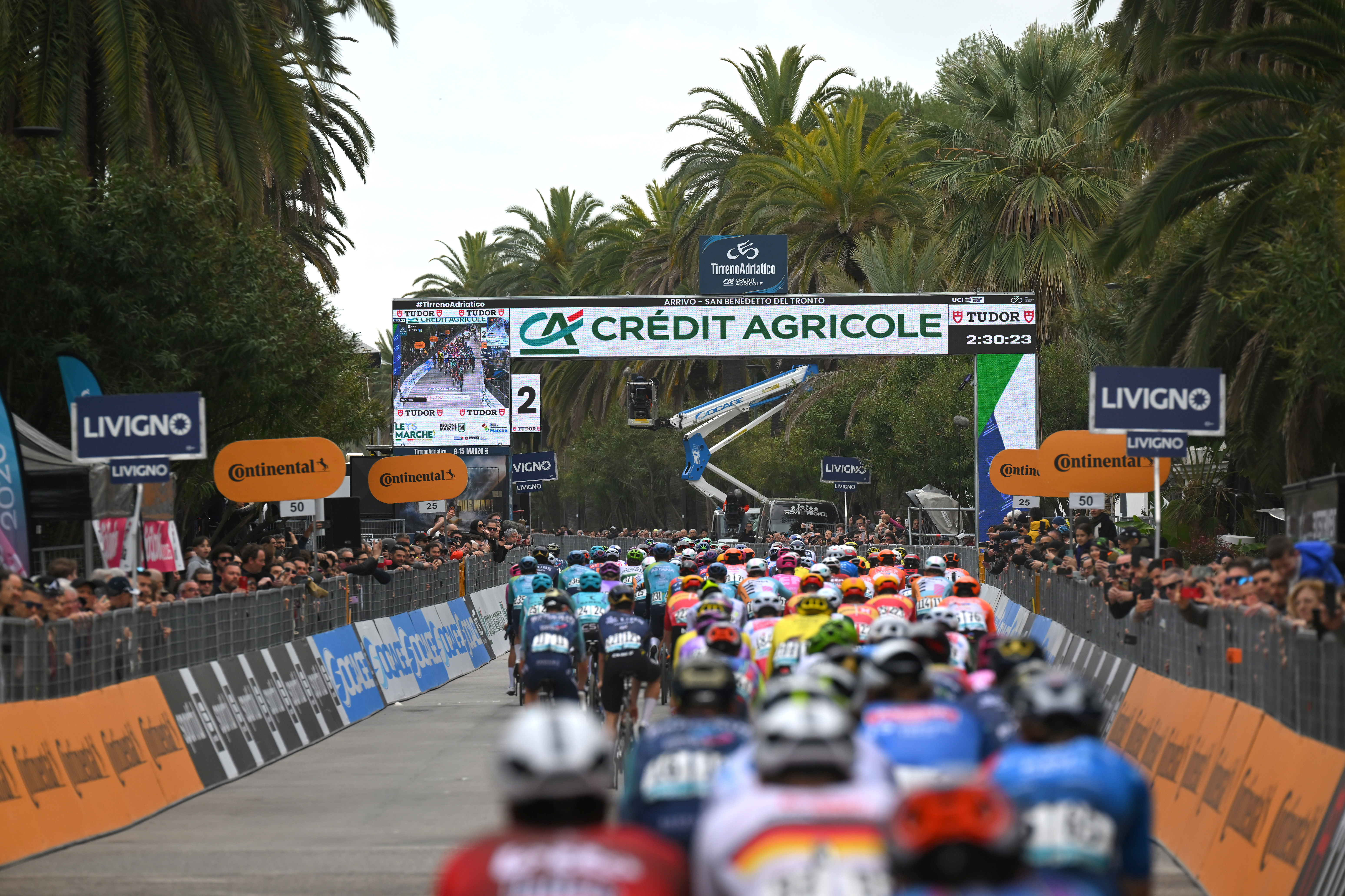 Tirreno-Adriatico stage 7 LIVE - Final lap of the circuit with bunch sprint looking a certainty