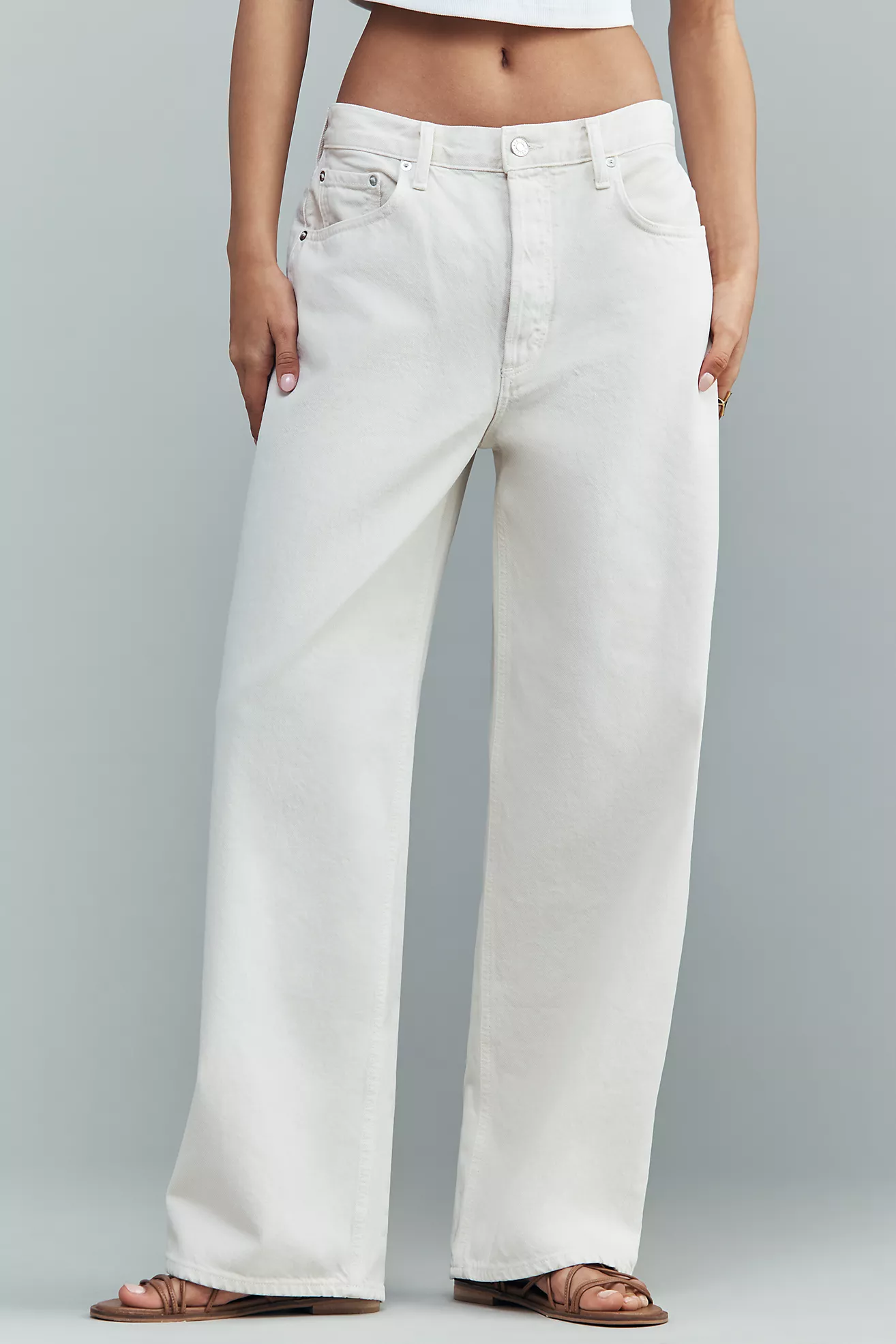 Agolde Low-Slung Baggy High-Rise Jeans