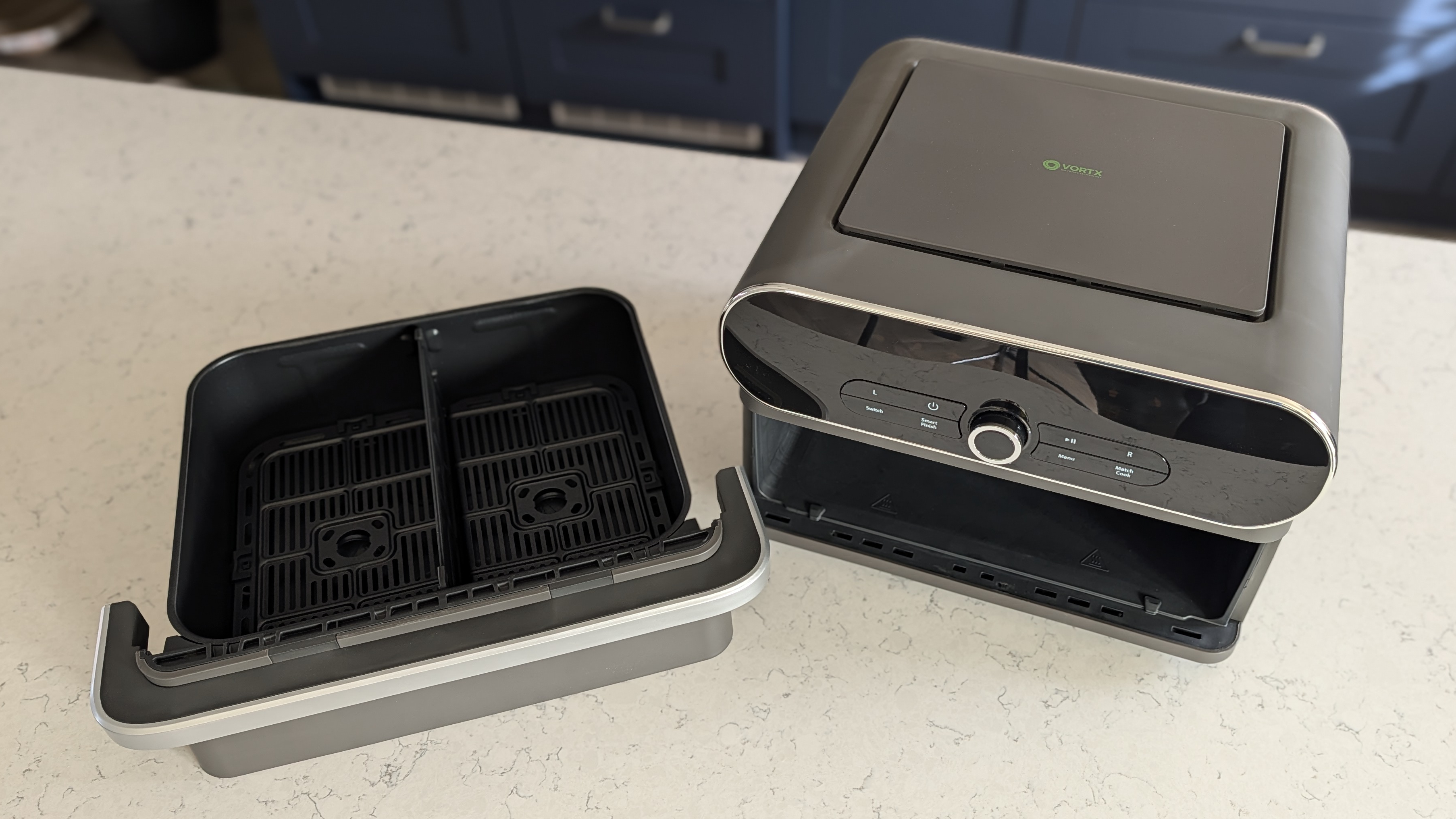 Tower Elite 11-Liter Flexi Drawer Air Fryer on kitchen counter