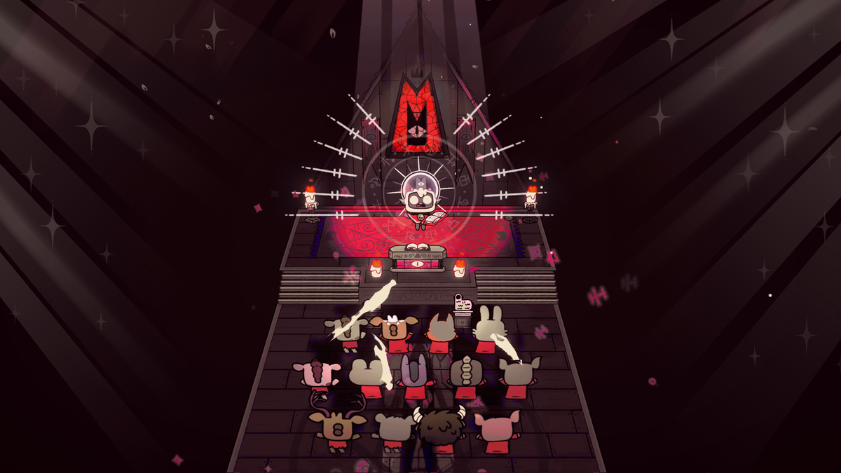 Cult Of The Lamb is like The Binding Of Isaac had a cute colony sim, but  with more Satan