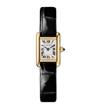 Mini Yellow Gold Tank Louis Cartier Watch 16.5mm