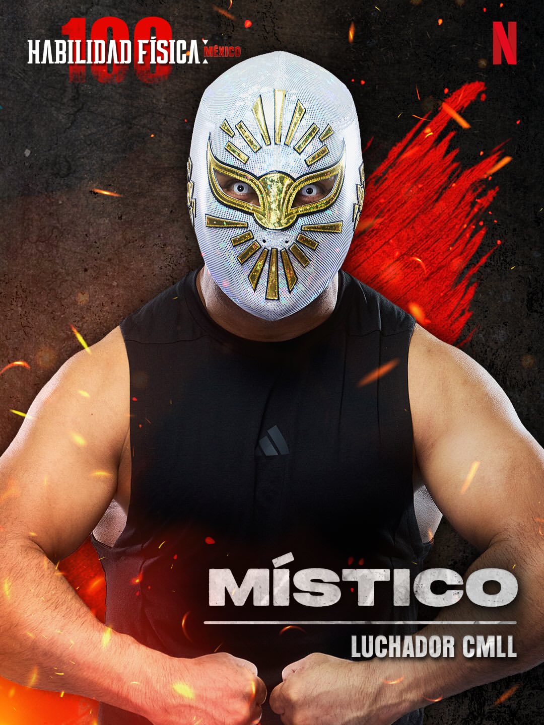 Contestant Mistico of Netflix's 'Physical 100: Mexico'
