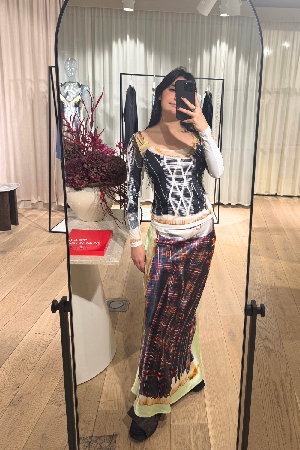 Sofia wearing H&amp;amp;M x Glenn Martens