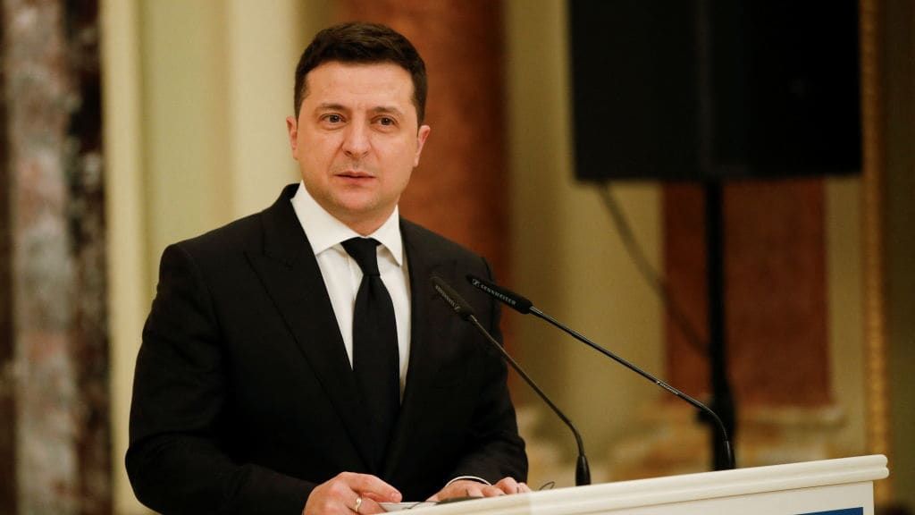 Ukrainian President Volodymyr Zelensky.